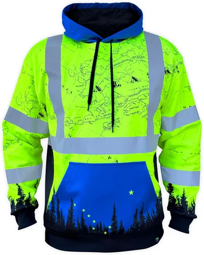 Vista 3 de SafetyShirtz SS360 ANSI Clase 3 Tipo R Sudaderas con Capucha Gráfica