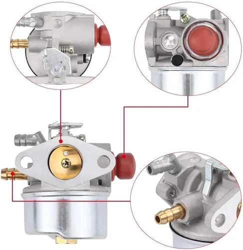 Vista 9 de Kit de carburador Panari OHH60 OHH55 para Tecumesh 6.5HP 5.5HP 5HP OH195EA OHH65 OHH50 OHH55 OHH60, piezas de carburador para cortadora de césped