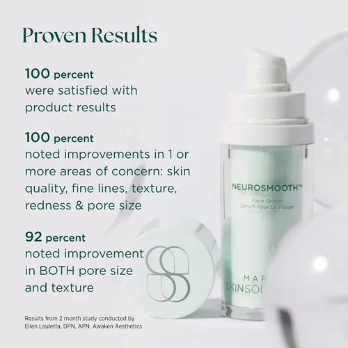 Vista 5 de Marini SkinSolutions NeuroSmooth - Suero facial neuromodulante alimentado por péptidos para piel suave como el vidrio y sin poros, libre