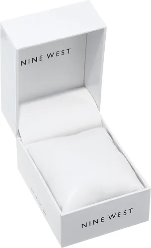 Vista 4 de Nine West Women's Metal Bracelet Watch with Rubberized Coating