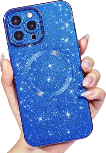 Vista 27 de LoeoeL Funda para iPhone 12 con Purpurina Compatible con Magsafe, Femenina Linda Brillante Magnética Mag Safe Bonita Funda para Teléfono