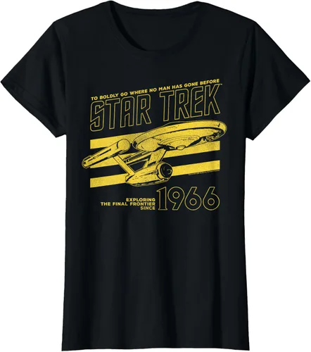 Vista 31 de Star Trek: The Original Series Enterprise '66 Collegiate Camiseta Negro