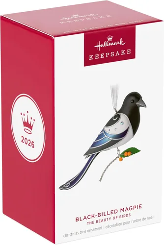 Vista 7 de Hallmark Keepsake Adorno de Navidad (La belleza de los pájaros urraca)