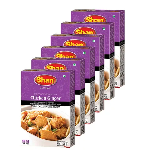 Vista 279 de Shan Chicken 65 - Mezcla de recetas y condimentos de 2.1 oz (60 g) - Polvo de especias para pollo frito picante agridulce - Adecuado