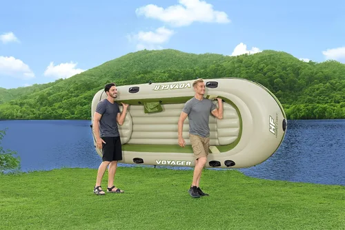 Vista 5 de Bestway Hydro-Force - Juego de balsa inflable para niños y adultos, ideal para estanques, lagos, ríos