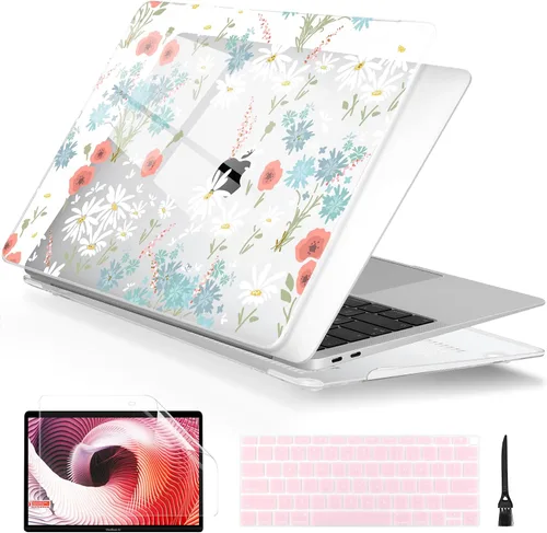Vista 11 de Batianda Funda personalizable para MacBook Air M1 de 13 pulgadas modelo A2337 A2179 A1932 versión 2021 2020 2019, carcasa rígida pintada en 3D