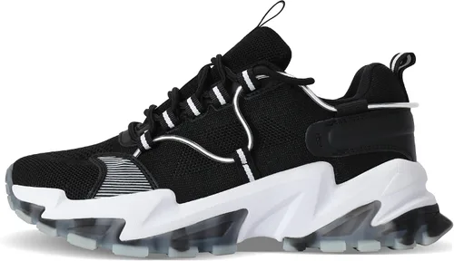 Vista 4 de AMLANG Tenis deportivos antideslizantes para mujer, transpirables, a la moda, para caminar y correr