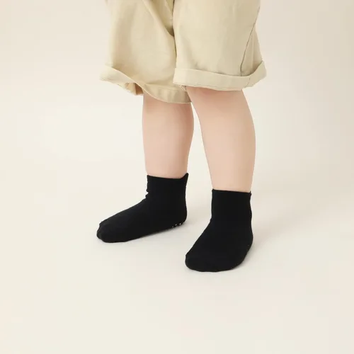 Vista 6 de Aroveea Calcetines de tobillo antideslizantes para bebé paquete de 12 para niños y niñas calcetines de algodón para bebés
