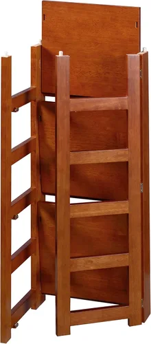 Vista 5 de Niche Flip Flop - Estantería plegable cuadrada, 34 pulgadas, color cereza