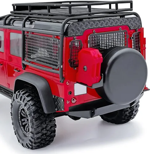 Vista 2 de AXSPEED Placa antideslizante de techo de acero inoxidable RC para 1/18 escala TRX4-M Defender Crawler Car Upgrade
