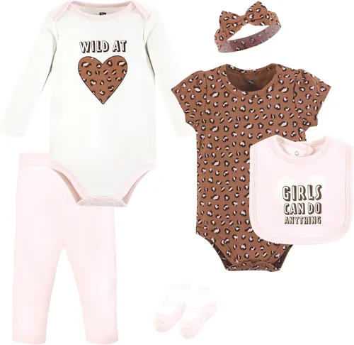 Vista 50 de Hudson Baby Juego de canastilla de algodón unisex para bebé Arcos de ballet Bunny