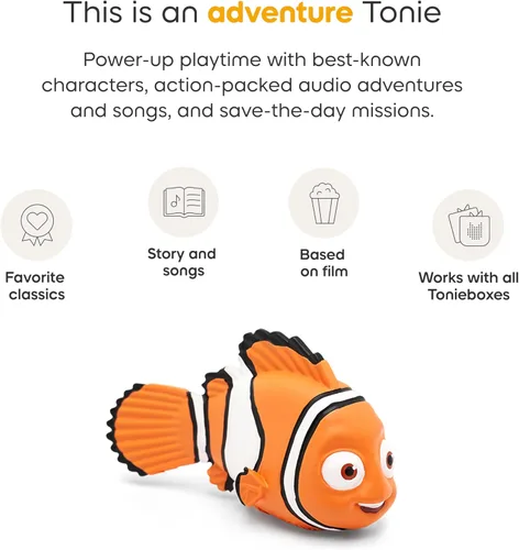 Vista 4 de Tonies Nemo Toy Figure Audio Play Personaje de Disney Pixar Buscando a Nemo