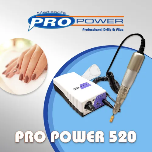 Vista 5 de Medicool Paquete de 2 archivos eléctricos Pro Power 520 + kit de brocas PP520+FBK2
