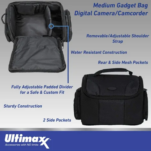 Vista 2 de I3ePro - Funda de viaje para cámara réflex digital con clip desmontable