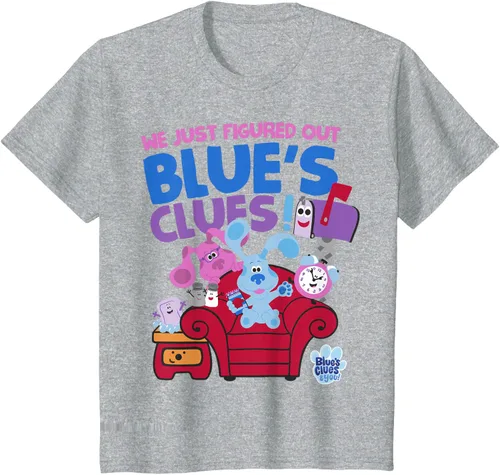 Vista 45 de Blue's Clues & You Group Shot Just Figured Out Blue's Clues Camiseta Negro