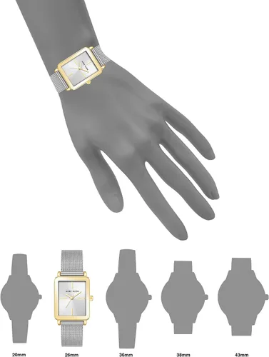 Vista 4 de Anne Klein Reloj de pulsera de malla para mujer