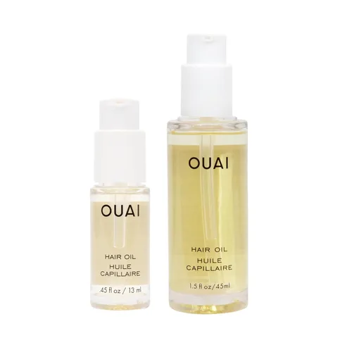 Vista 11 de Aceite para el cabello OUAI tamaño de viaje - Aceite protector térmico para el cabello para el control del encrespamiento - Añade brillo y suaviza