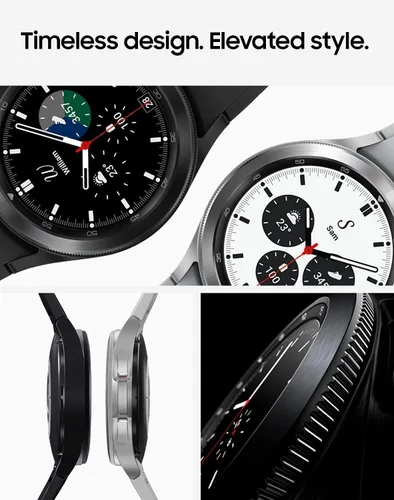 Vista 4 de Samsung Electronics Galaxy Watch 4 Classic R890 1.811 in Smartwatch GPS WiFi (modelo internacional) (plata)