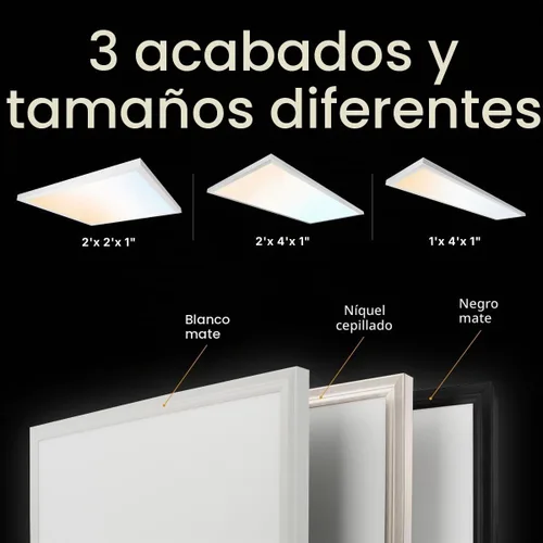 Vista 6 de Panel de Luz de Techo de Montaje en Superficie Ultralux de 1x4 pies – Delgado, Iluminado por los Bordes, Panel Plano de Montaje al Ras para Cocina