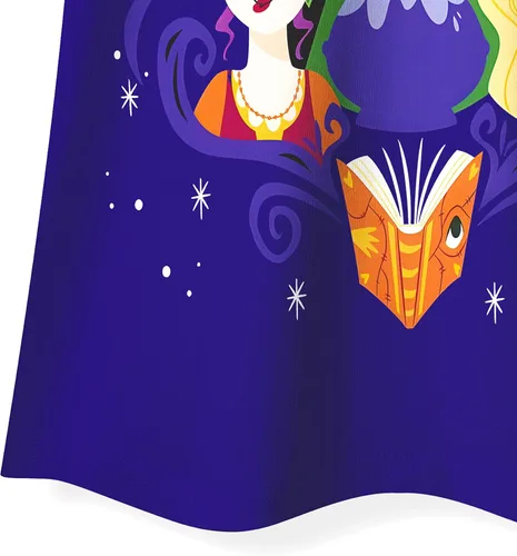Vista 4 de BEAUTY CUTJE Camisa de Hocus Pocus para niños disfraz de hermanas Sanderson vestido de Winifred Sarah Mary suministros de fiesta para niñas de 4 a