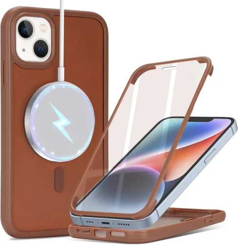 Vista 91 de Funda para iPhone 8 Plus con protector de pantalla, compatible con Magsafe, para iPhone 7 Plus, protector de pantalla integrado, funda delgada
