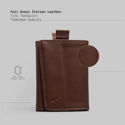 Vista 44 de The Frenchie Co. - Wallet Mini - Mini billetera organizadora de tarjetas compacta - Diseño de bolsillo delgado para el transporte diario - Perfil