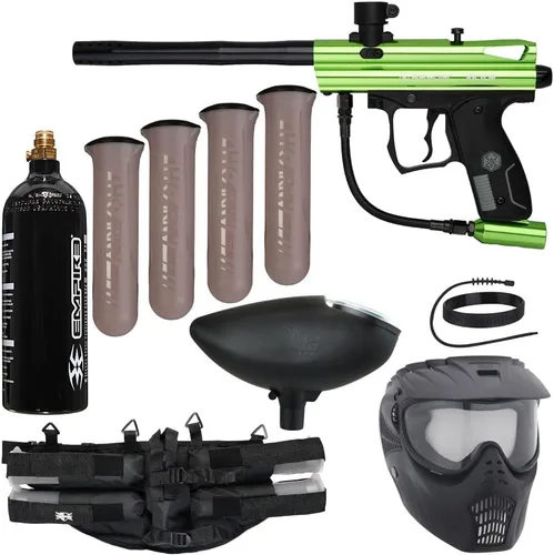 Vista 8 de Action Village Kit de Paquete de Pistola de Paintball Kingman Spyder Epic (Victor)