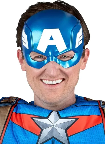 Vista 3 de Disfraz de Capitán América de Marvel para adulto
