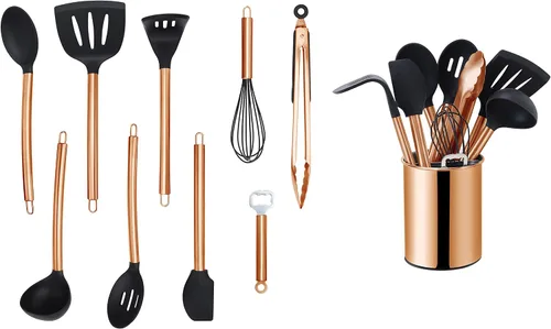 Vista 11 de Echtwerk EW-KS-7010K Utensilios de cocina, 7 piezas, acero inoxidable, cobre