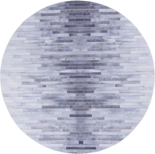 Vista 8 de SAFAVIEH Alfombra lavable de piel sintética, alfombra de pasillo de 2 pies 6 pulgadas x 6 pies, marfil y gris claro, antideslizante