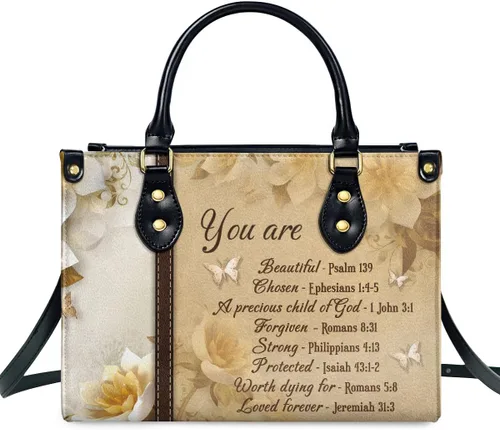 Vista 12 de Bolsos de Cuero Jesuspirit para Mujeres - Bolsos de Biblia, Bolso Religioso - Regalos Cristianos para Mujeres - Regalos del Día de la Madre