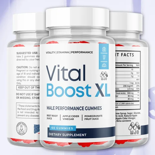 Vista 2 de Gomitas Vital Boost XL, gomitas oficiales Vital Boost X L para hombres con todos los ingredientes naturales, Vital BoostXL apoyo avanzado