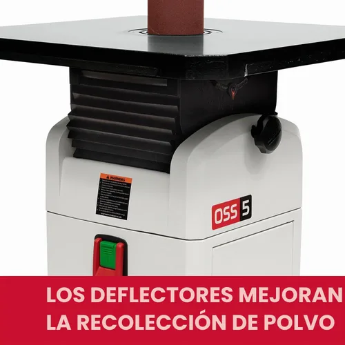 Vista 3 de JET Lijadora de husillo oscilante, 1720 RPM, 1 HP, 115V 1Ph (Modelo JOSS-S)