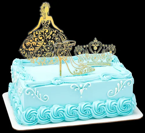 Vista 8 de DecoPac QUINCEANERA - Kit de decoración de tartas, adornos para tartas y cupcakes XL-GOLD para niñas, dulces 15 cumpleaños y fiestas, membrillo años
