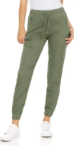 Vista 15 de MediChic Mini Marilyn - Pantalones médicos tipo deportivo, con cintura elástica en 4 direcciones y cuatro bolsillos Negro
