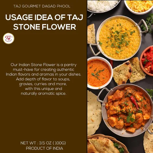 Vista 7 de TAJ Premium Indian Dagad Phool, flor de piedra, 3.5 onzas (3.5 onzas)