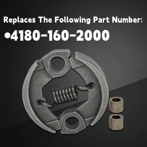 Vista 2 de ASKALL 4180 160 2000 Kit de embrague con resorte de tensión compatible con desbrozadoras Stihl FS87 FS87R FS90 FS90R FC90 FC95 FS100 FS110R FS110X