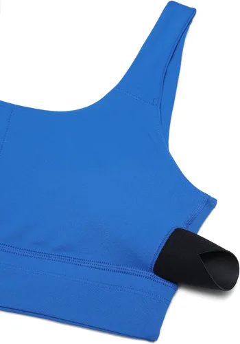 Vista 58 de CRZ YOGA Butterluxe - Brasier deportivo con espalda en U para mujer, cuello redondo, acolchado, de bajo impacto, para yoga, entrenamiento