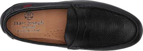 Vista 5 de MARC JOSEPH NEW YORK Unisex-Child Leather Made in Brazil Luxury Fashion Slip on Loafer with Penny Detail