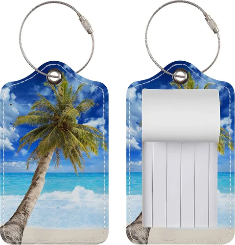 Vista 2 de Chelmon - Etiquetas para equipaje con etiqueta para bolsa de instrumentos de crucero (01 playa)