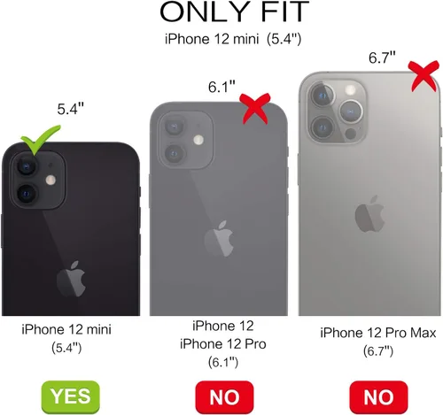 Vista 2 de BENTOBEN Funda para iPhone 12 Mini, bonito patrón de corazón, ajuste delgado, suave, flexible, a prueba de golpes, de TPU para mujeres, niñas