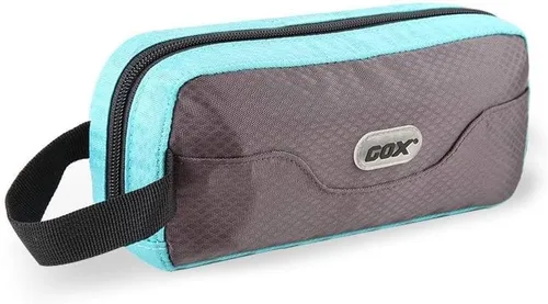 Vista 16 de GOX Neceser de viaje Dopp Kit caso para hombres multifunción bolsa organizadora de embalaje Negro/Gris