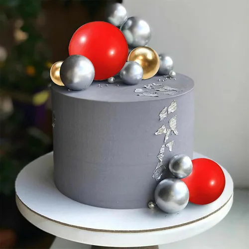 Vista 27 de Rsstarxi 30 piezas de mini globos y bolas de espuma para tartas – Insertos de pastel de bricolaje para bodas, aniversarios y decoraciones de fiesta