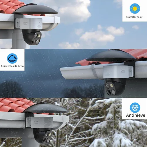 Vista 4 de HOLACA Cubierta universal para cámara PTZ y cubierta de sombra de lluvia solar para cámaras de seguridad AOSU ANSQUE Eufy SEHMUA Tapo Cinnado