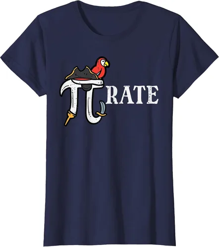 Vista 82 de Pirate Pi Funny Math Pie Halloween Disfraz Maestro Hombres Mujeres Camiseta Asphalt Grey