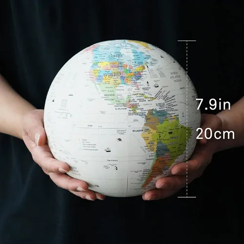 Vista 3 de Hobonichi Globe - Globo interactivo AR de 7.9 pulgadas, fabricado en Japón con aplicación interactiva gratuita