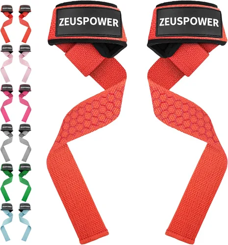 Vista 16 de Lifting Straps Wrist Straps for Weightlifting Gym Straps Weight Lifting Deadlift Workout Women Men Dumbbell Straps for Hand RDL Strap Exercise