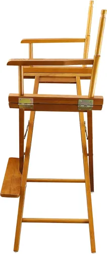 Vista 11 de Casual Home silla de director de 18 pulgadas, únicamente armazón, Madera, Honey Oak
