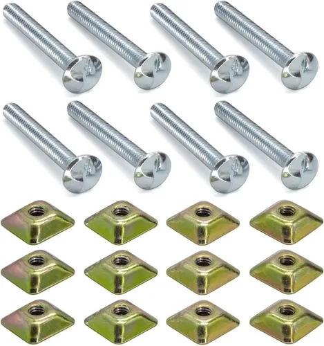 Vista 10 de Kit de 4 piezas de herramientas de montaje de letreros antirrobo para poste de canal en U, pernos de fijación y tuercas, perno de 2.5 pulgadas