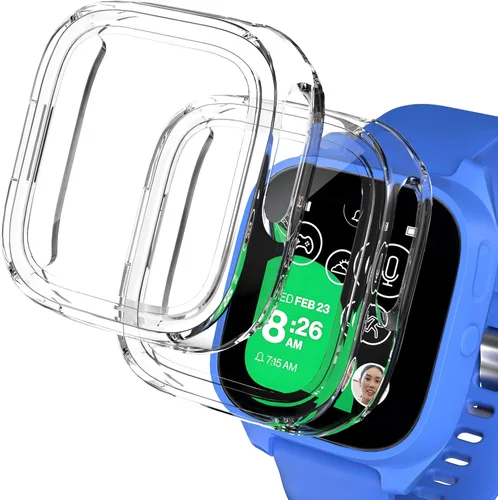 Vista 19 de Kuaguozhe Paquete de 2 fundas compatibles con Gizmo Watch 2, protector de pantalla para niños (paquete de 2), funda protectora general